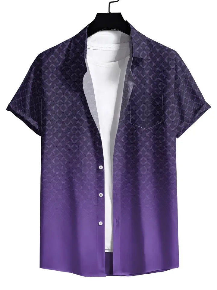 Leif | Blouse décontractée à manches courtes pour hommes