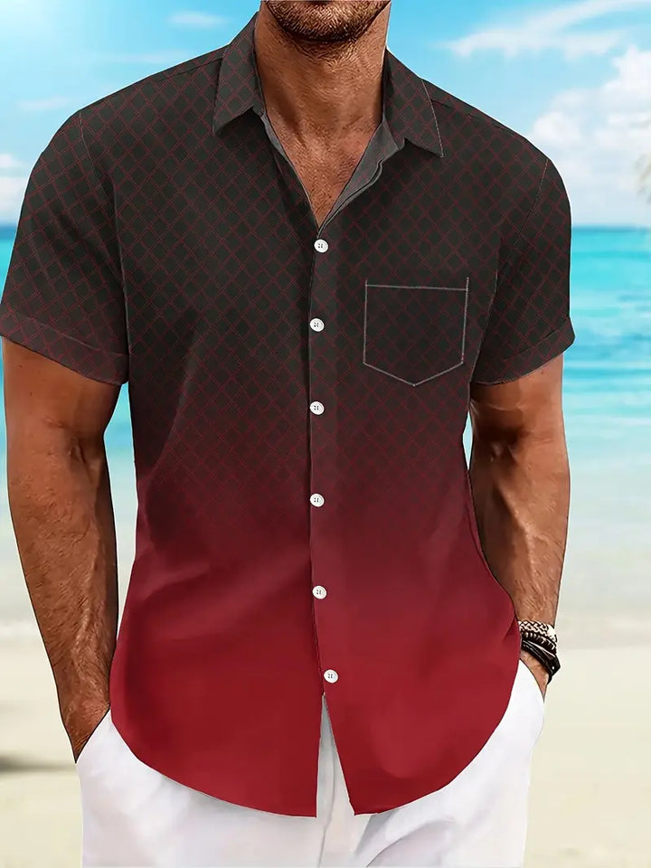 Leif | Blouse décontractée à manches courtes pour hommes