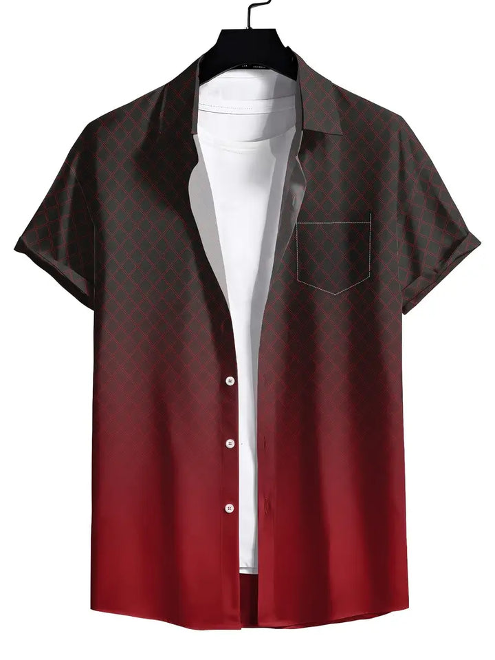 Leif | Blouse décontractée à manches courtes pour hommes