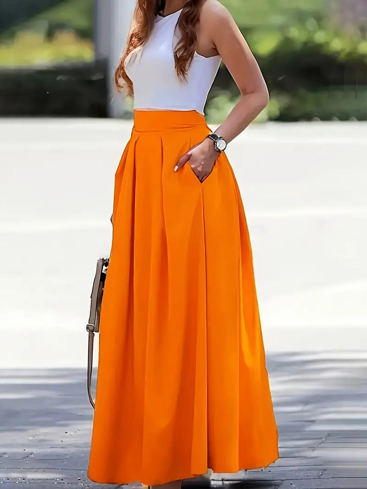 Leola | Jupe trapèze haute élégante pour femmes