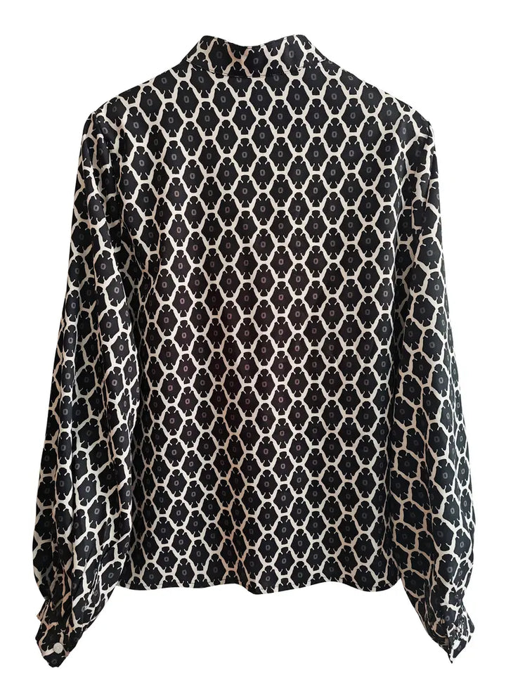 Maria | Élégante blouse imprimée manches longues pour femmes