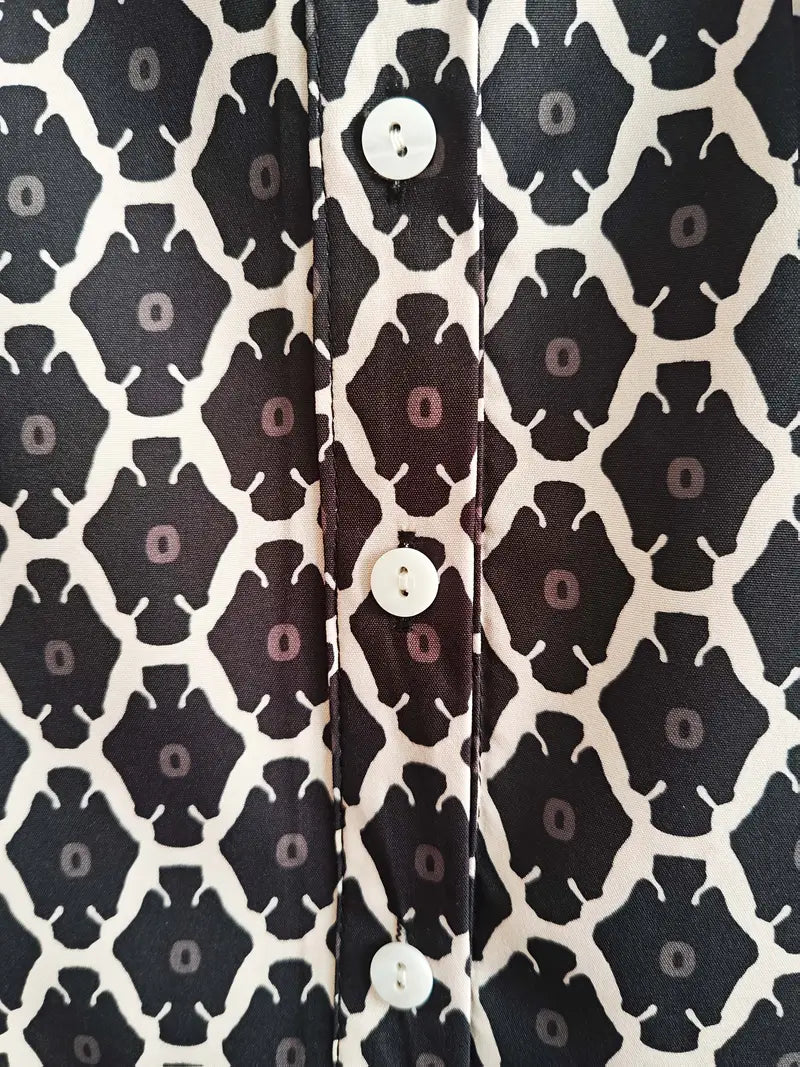 Maria | Élégante blouse imprimée manches longues pour femmes