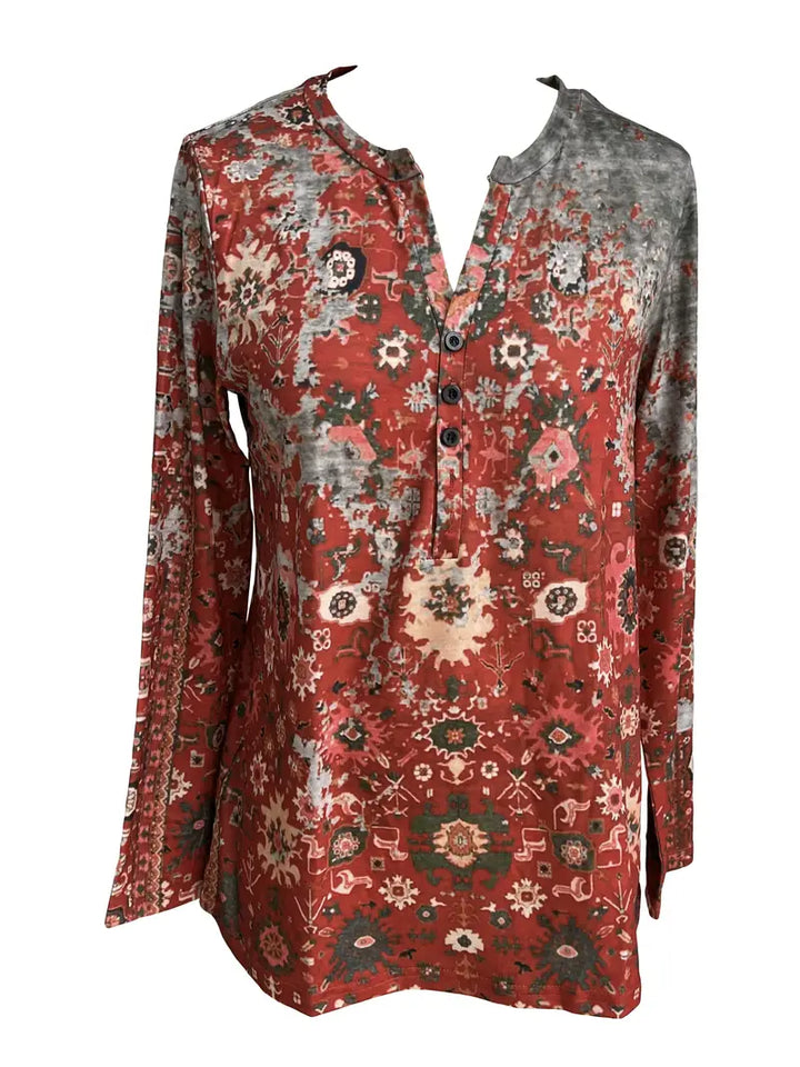 Mona | T-shirt fleuri élégant pour femmes