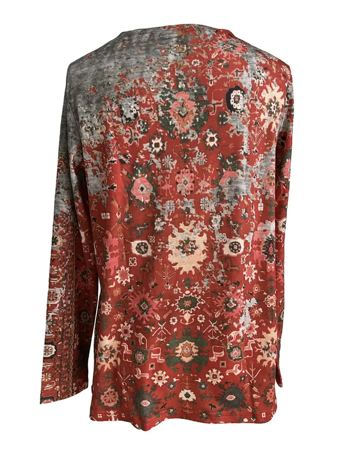 Mona | T-shirt fleuri élégant pour femmes