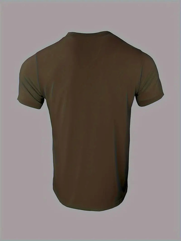 Morrow | T-Shirt Henley Élégant pour Hommes