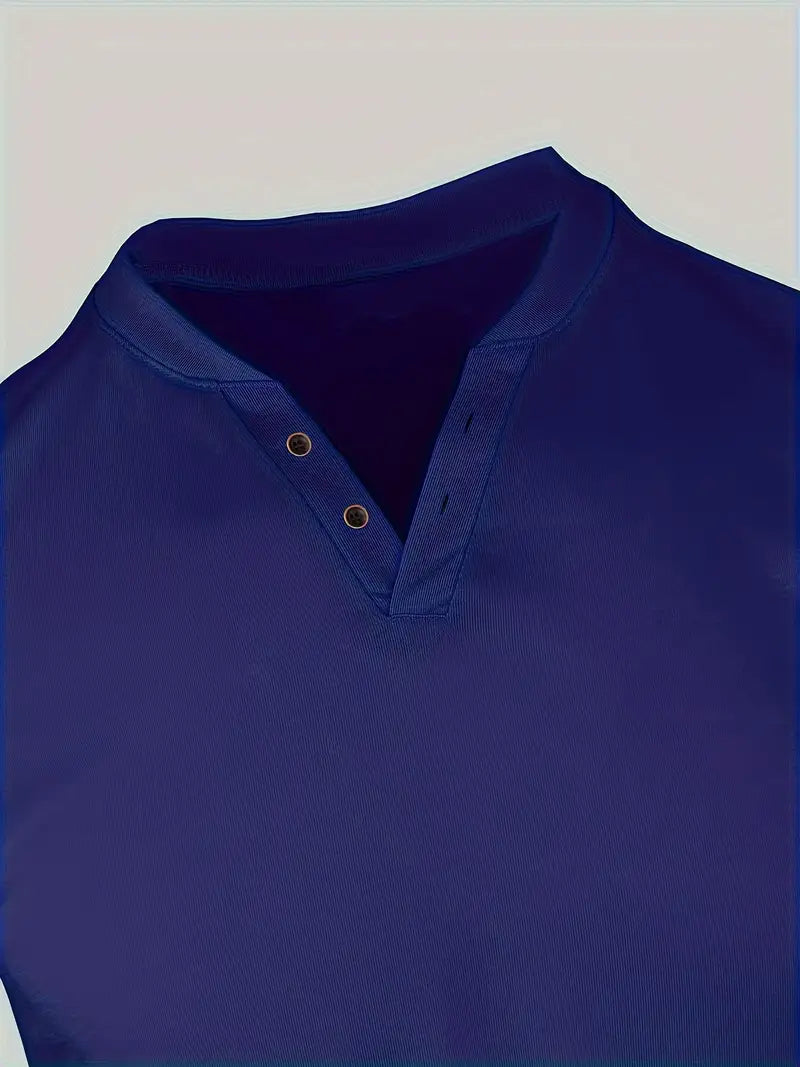 Morrow | T-Shirt Henley Élégant pour Hommes