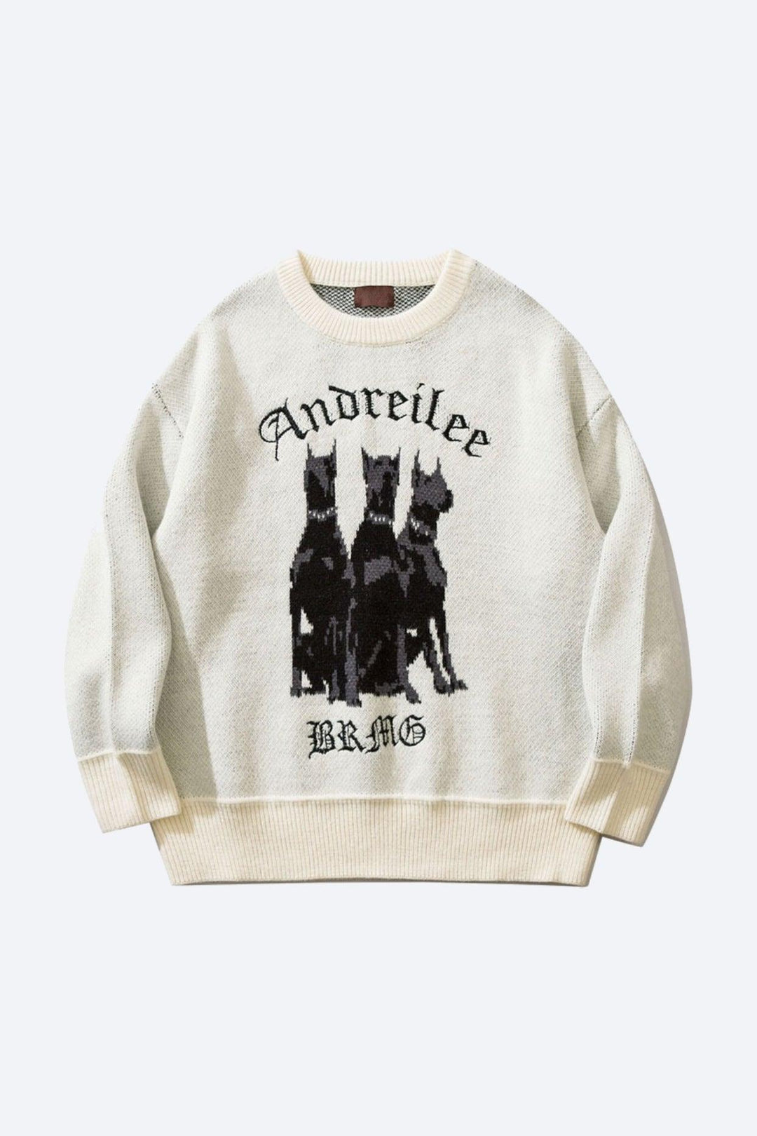 Aandreilee | Pull imprimé chien pour homme
