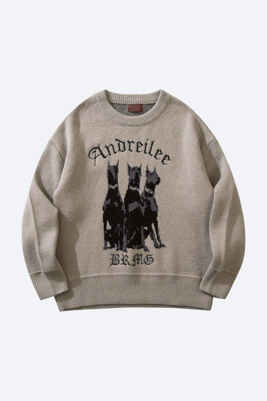 Aandreilee | Pull imprimé chien pour homme