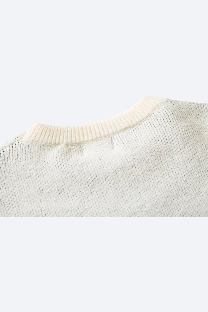 Aandreilee | Pull imprimé chien pour homme