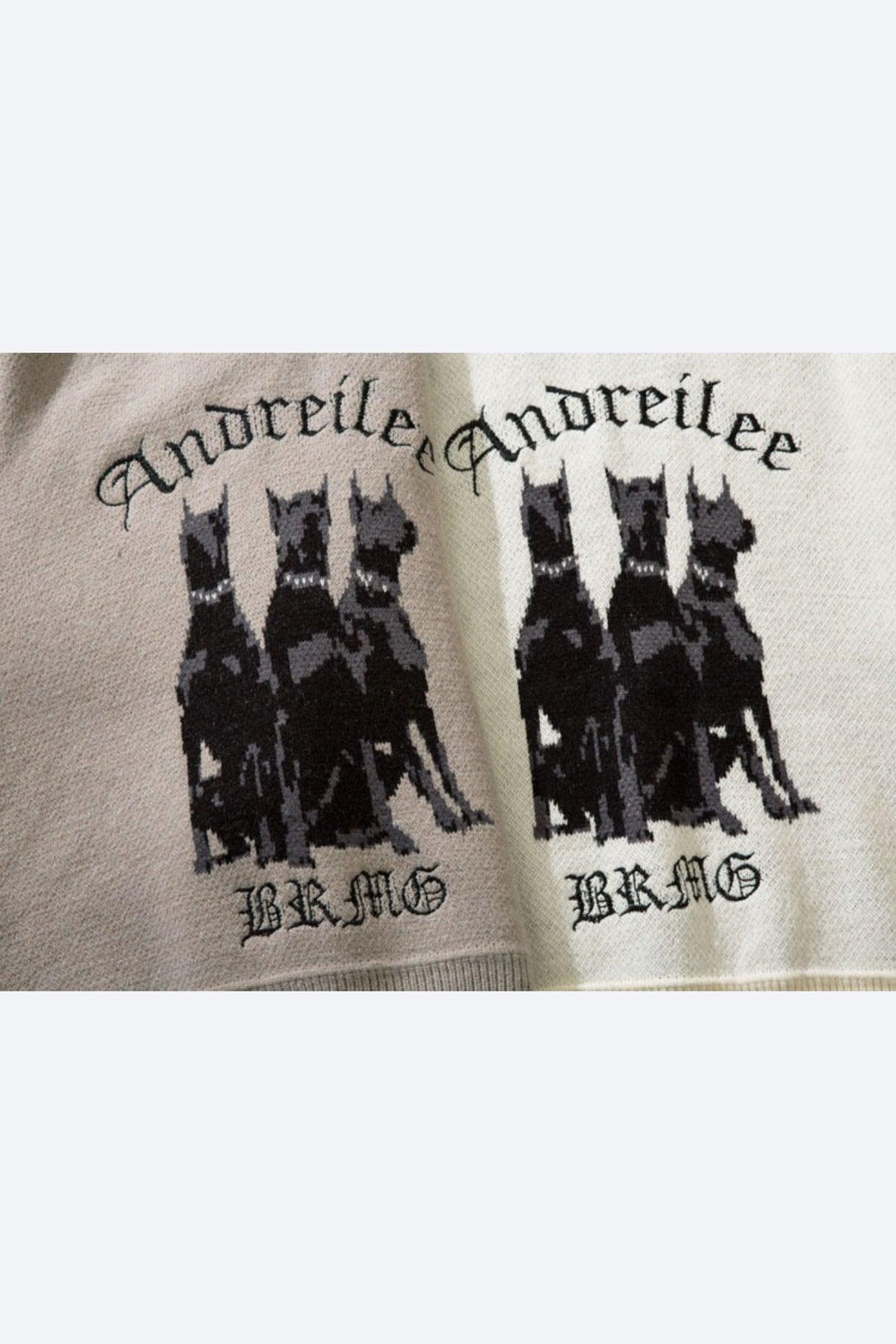 Aandreilee | Pull imprimé chien pour homme