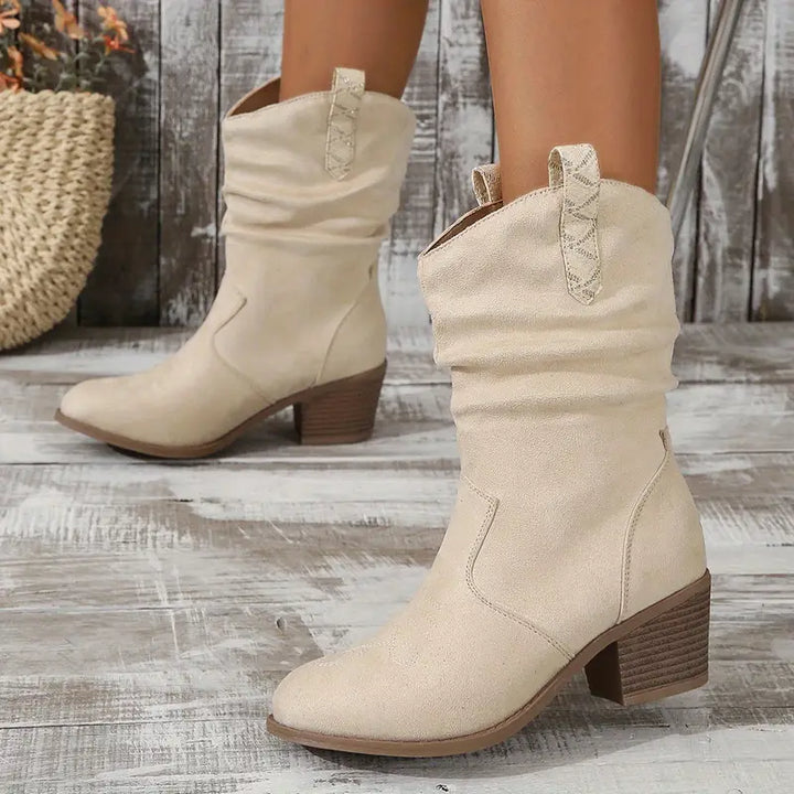 Nola | Bottes cowboy rétro slouchy pour femmes