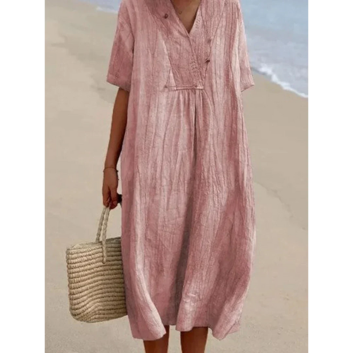 Robe de plage midi fluide pour femmes - Ruth