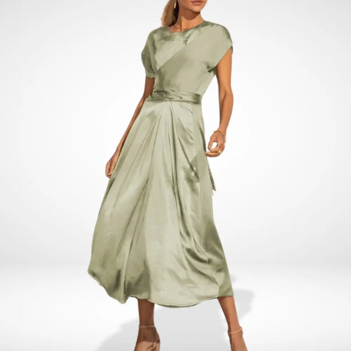 Robe de soirée coupe fluide drapée pour Femmes – Kimmie