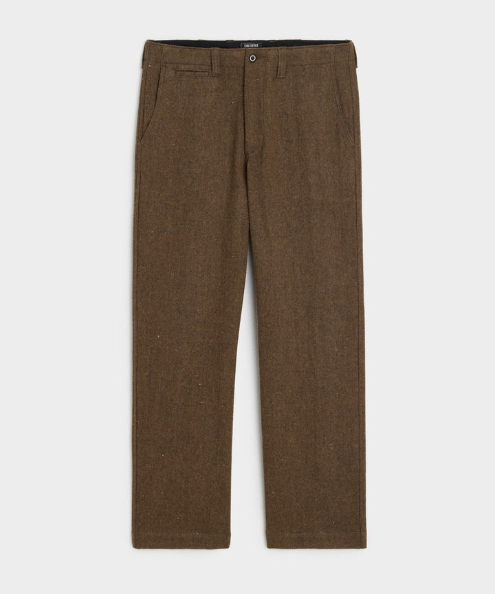 Enki | Pantalon Relaxé en laine Donegal pour homme