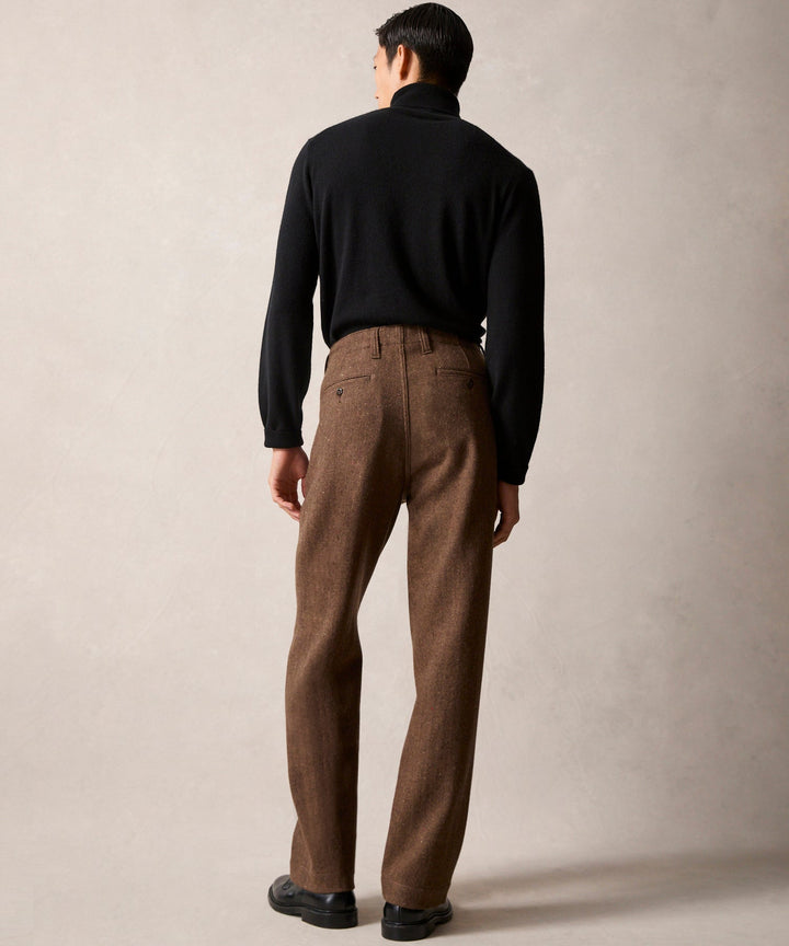 Enki | Pantalon Relaxé en laine Donegal pour homme