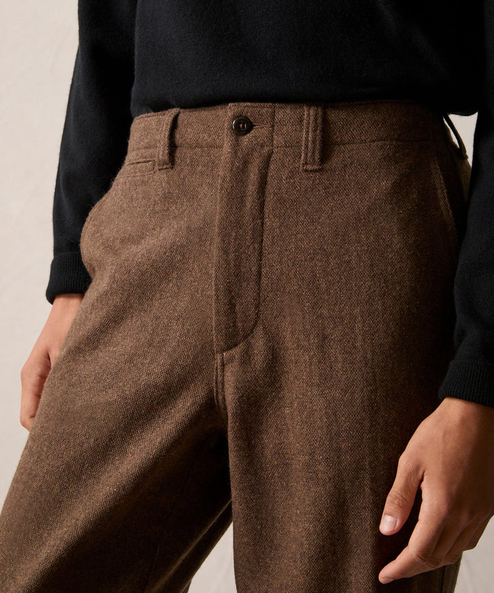 Enki | Pantalon Relaxé en laine Donegal pour homme