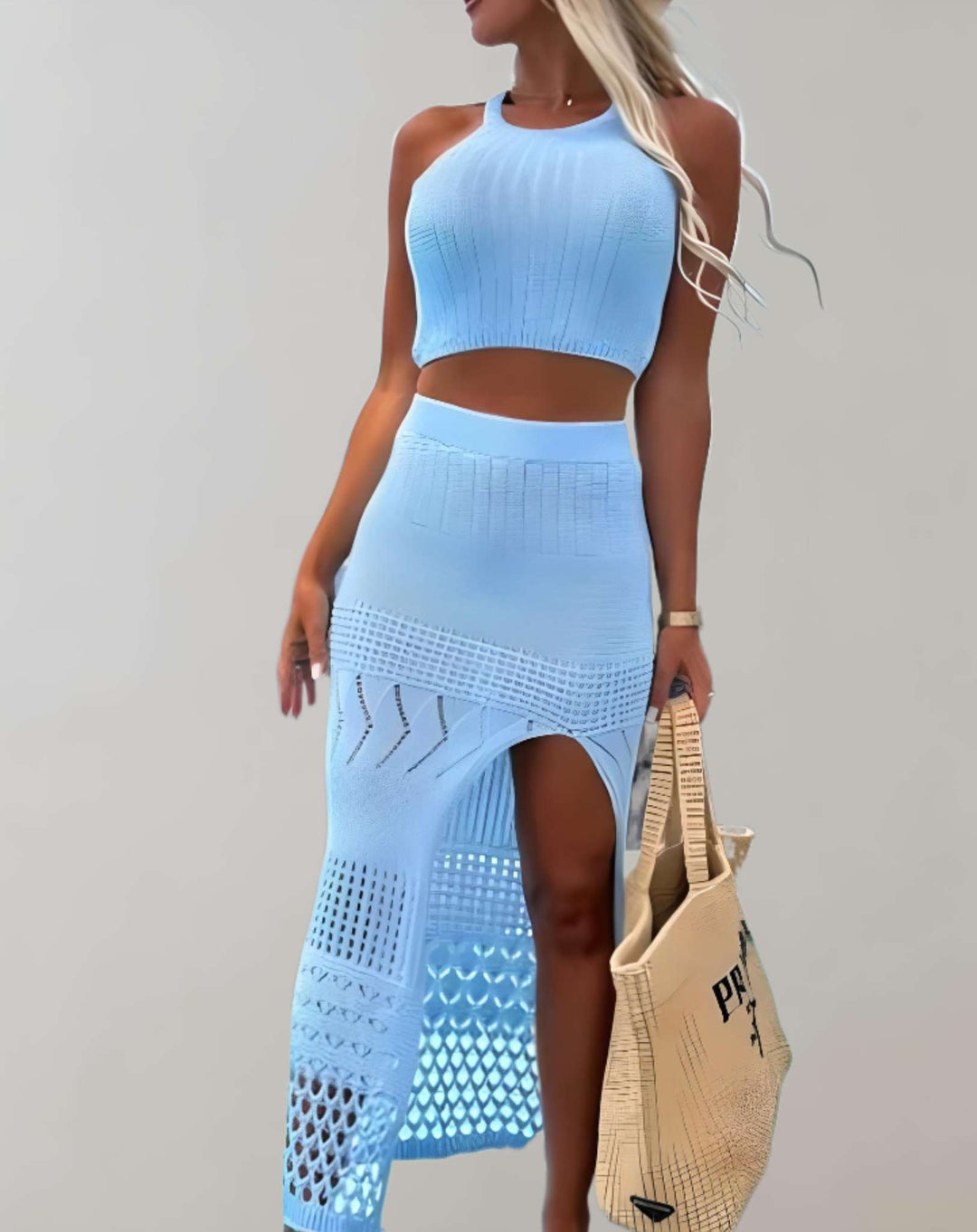 Tahel | Robe cintrée sans manches