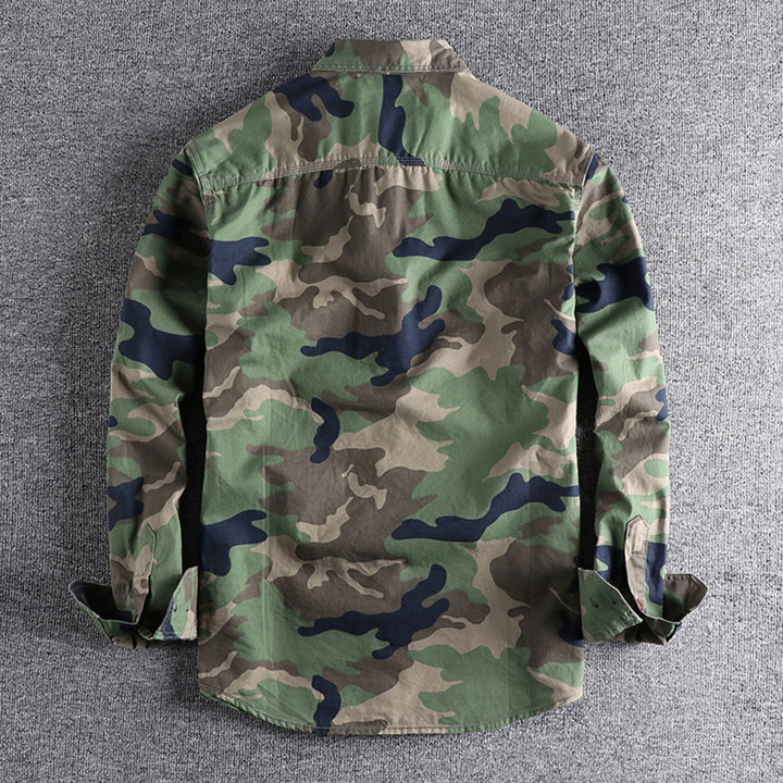 Kerim | Chemise à manches longues camouflage pour hommes