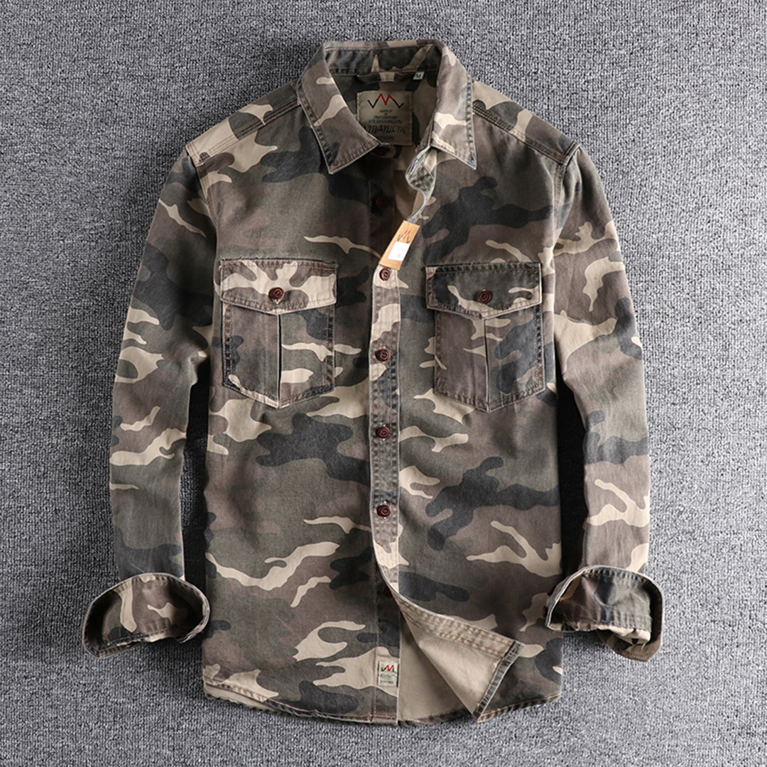 Kerim | Chemise à manches longues camouflage pour hommes