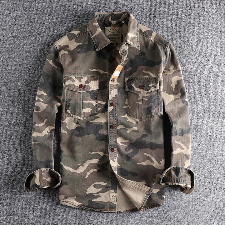 Kerim | Chemise à manches longues camouflage pour hommes