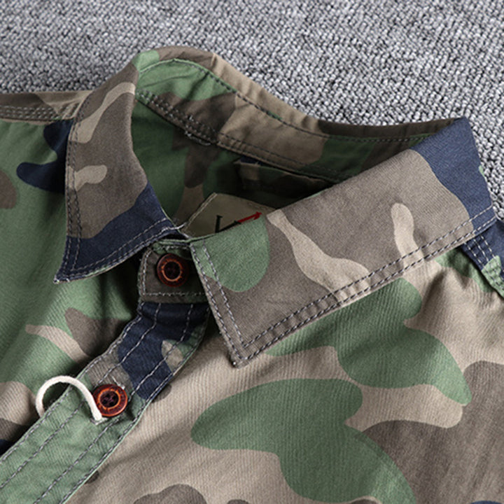 Kerim | Chemise à manches longues camouflage pour hommes
