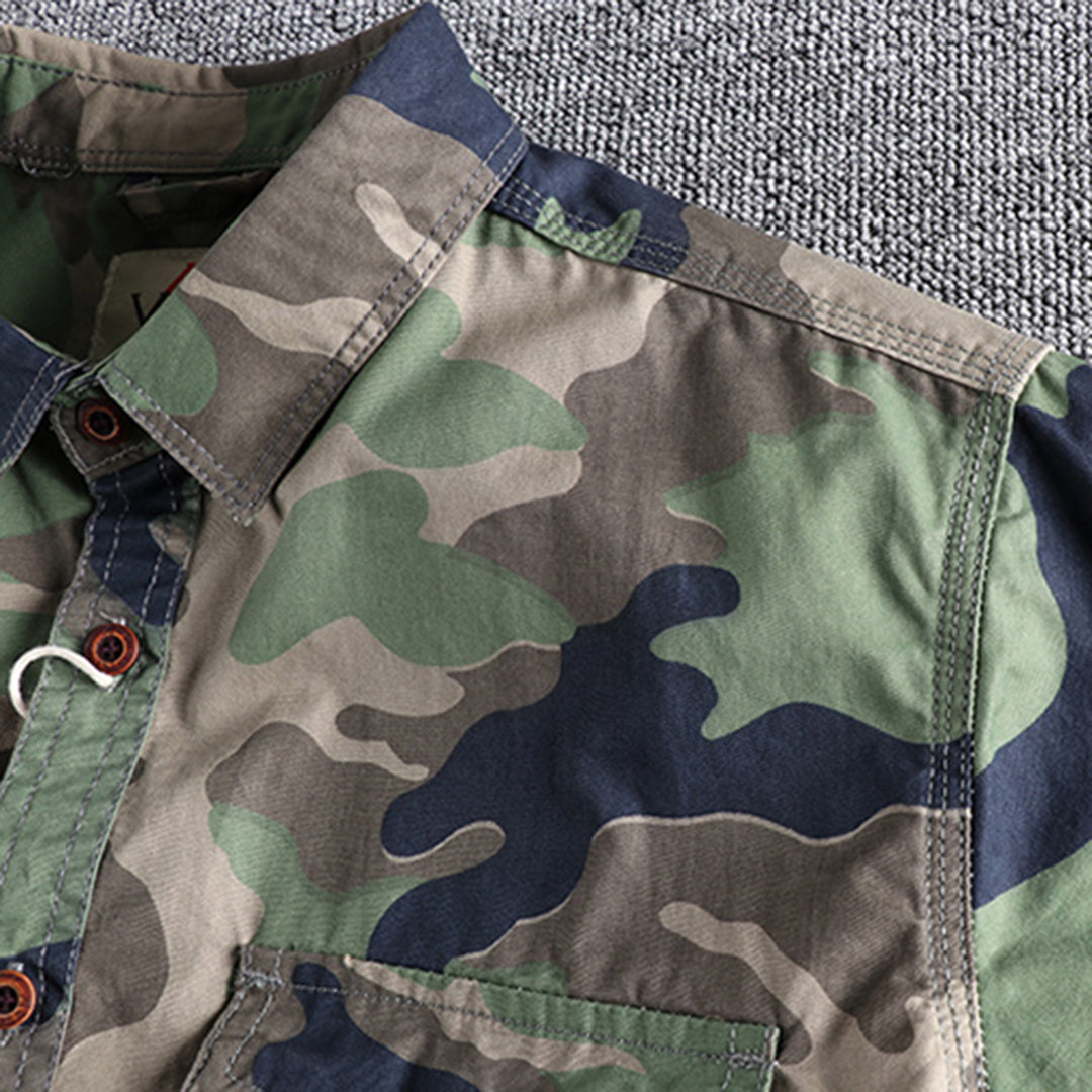 Kerim | Chemise à manches longues camouflage pour hommes