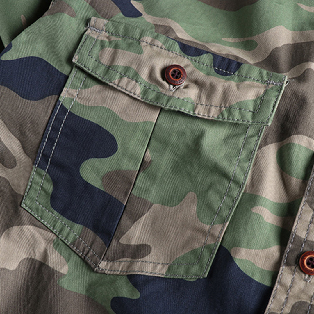 Kerim | Chemise à manches longues camouflage pour hommes