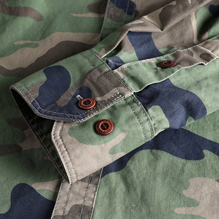 Kerim | Chemise à manches longues camouflage pour hommes