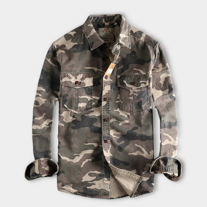Kerim | Chemise à manches longues camouflage pour hommes