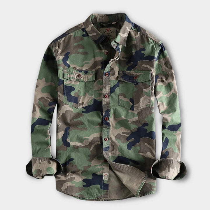 Kerim | Chemise à manches longues camouflage pour hommes
