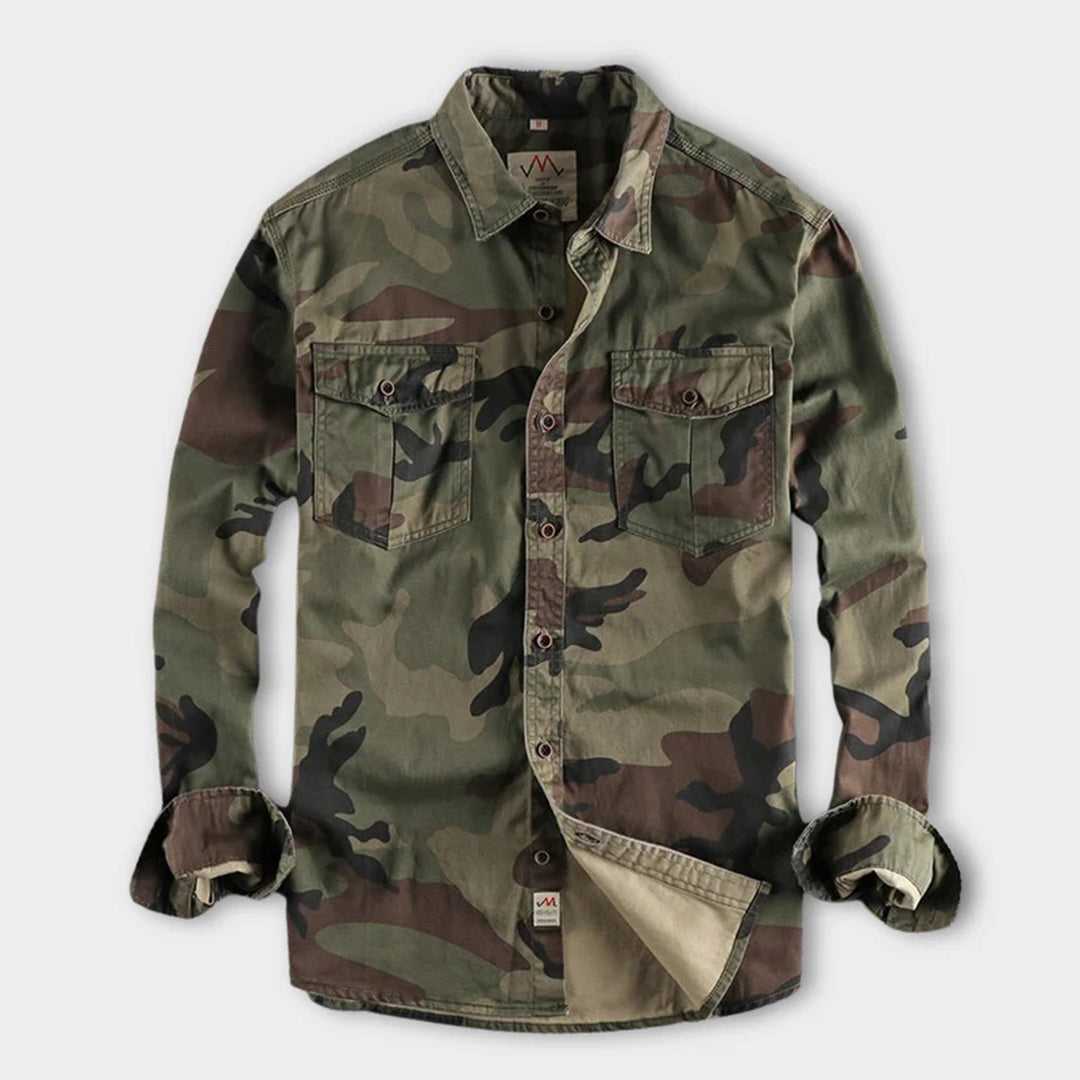 Kerim | Chemise à manches longues camouflage pour hommes
