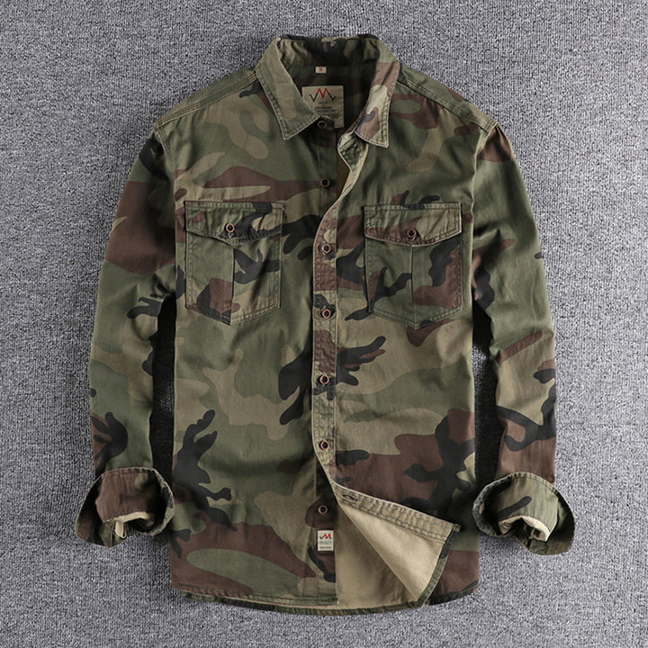 Kerim | Chemise à manches longues camouflage pour hommes