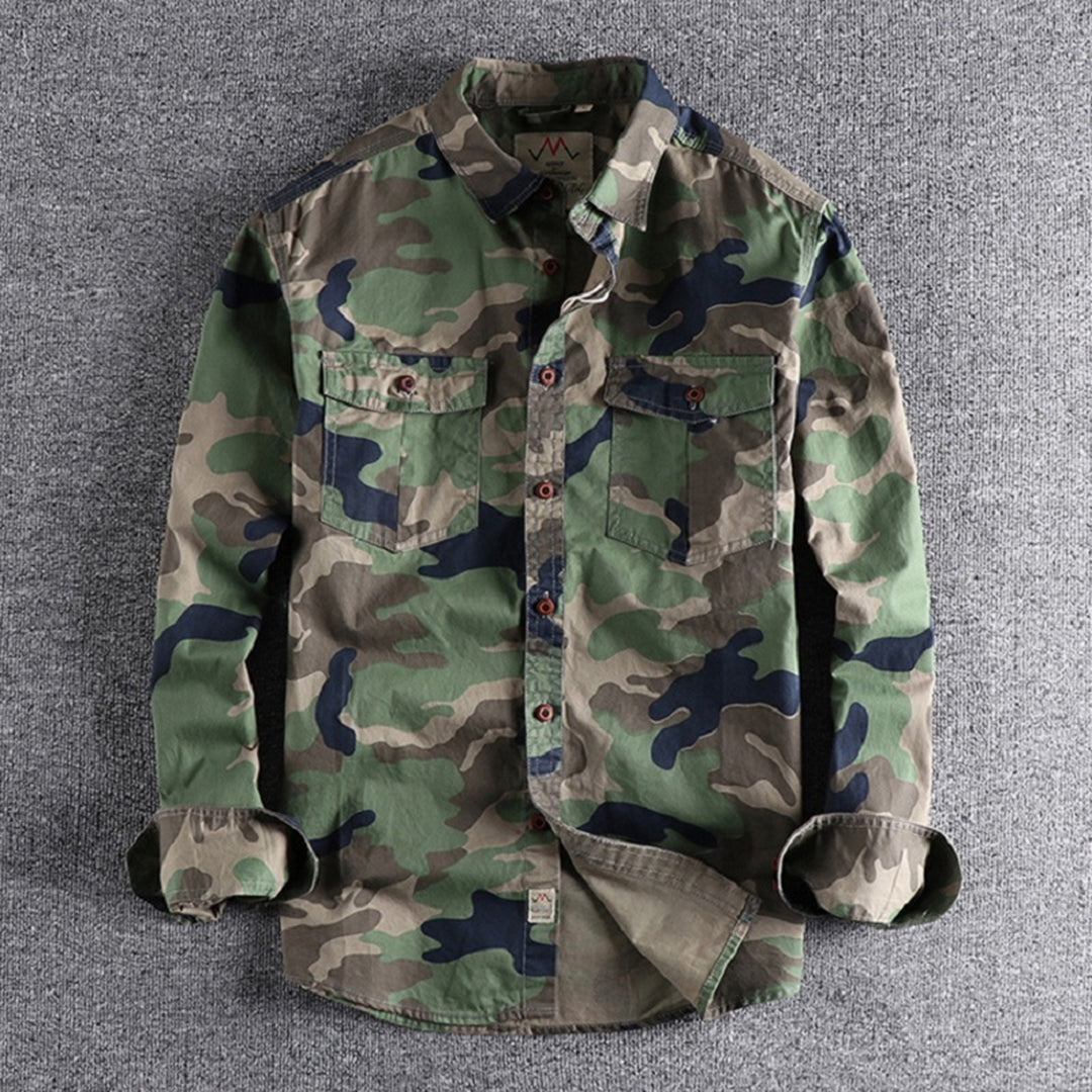 Kerim | Chemise à manches longues camouflage pour hommes