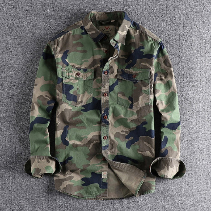 Kerim | Chemise à manches longues camouflage pour hommes