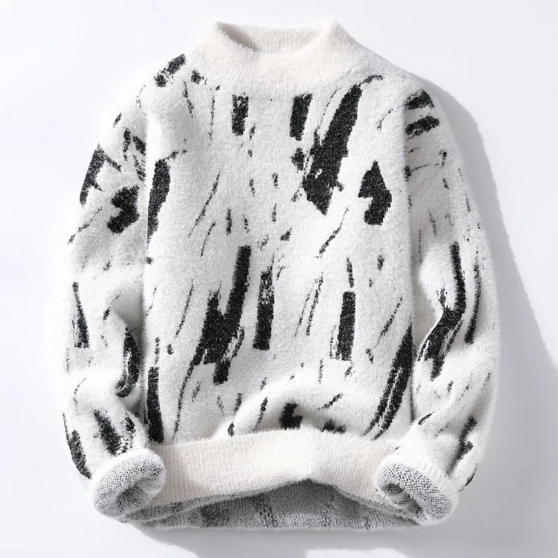 Matauc | Pull abstrait élégant pour hommes
