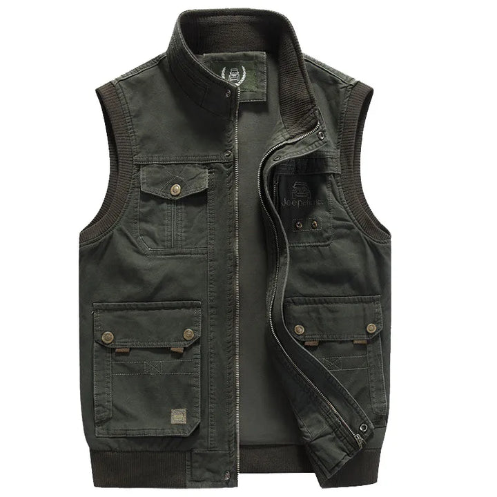 Gunvald | Gilet multi-poches vintage pour homme