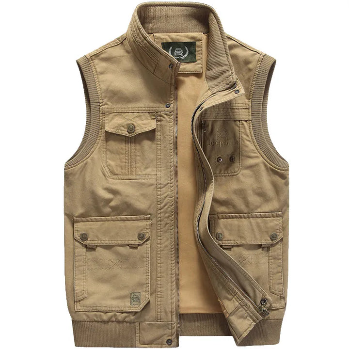 Gunvald | Gilet multi-poches vintage pour homme