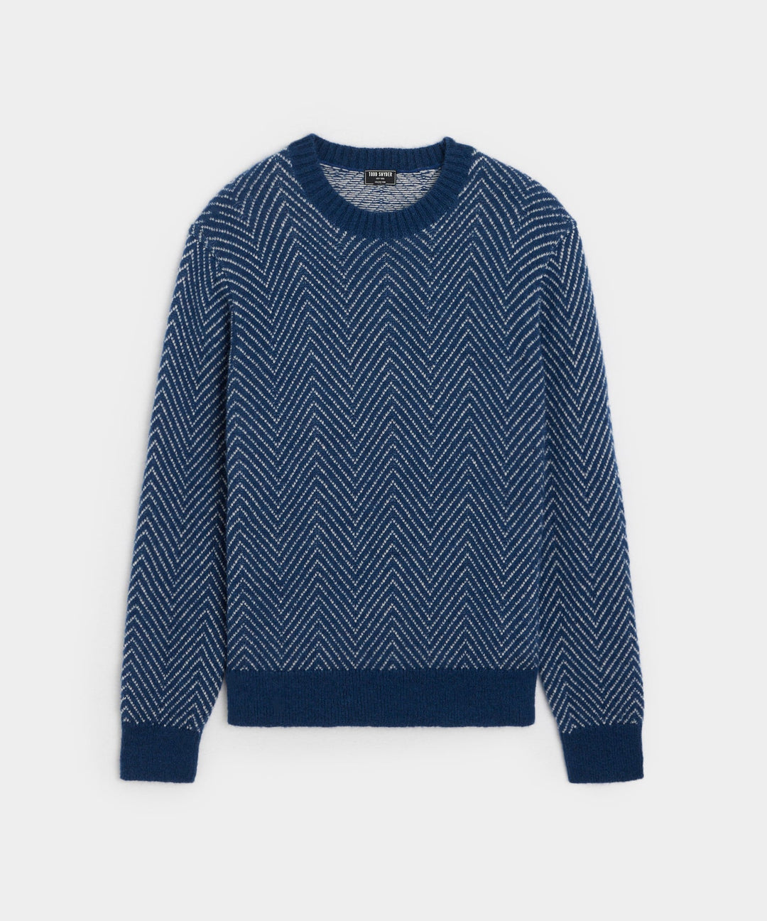 Sjors | Pull en mohair chevron à rayures pour homme