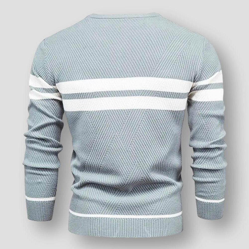 Teo | Pull rayé chic pour hommes