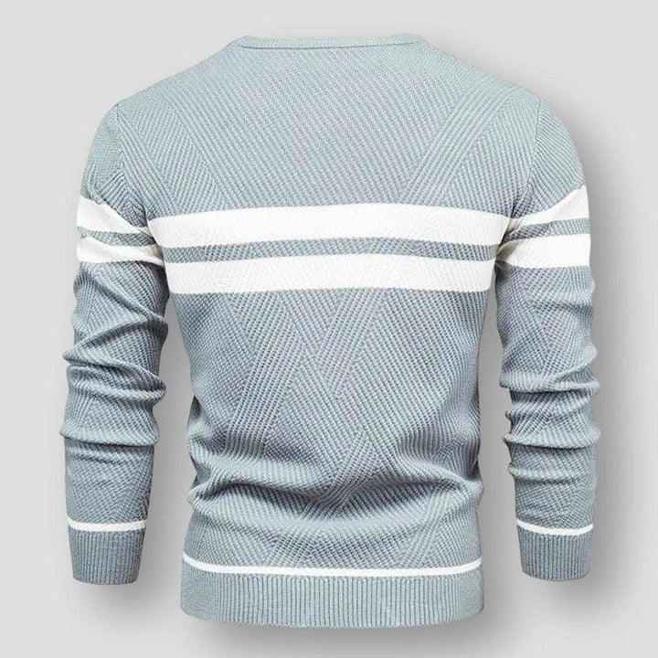 Teo | Pull rayé chic pour hommes