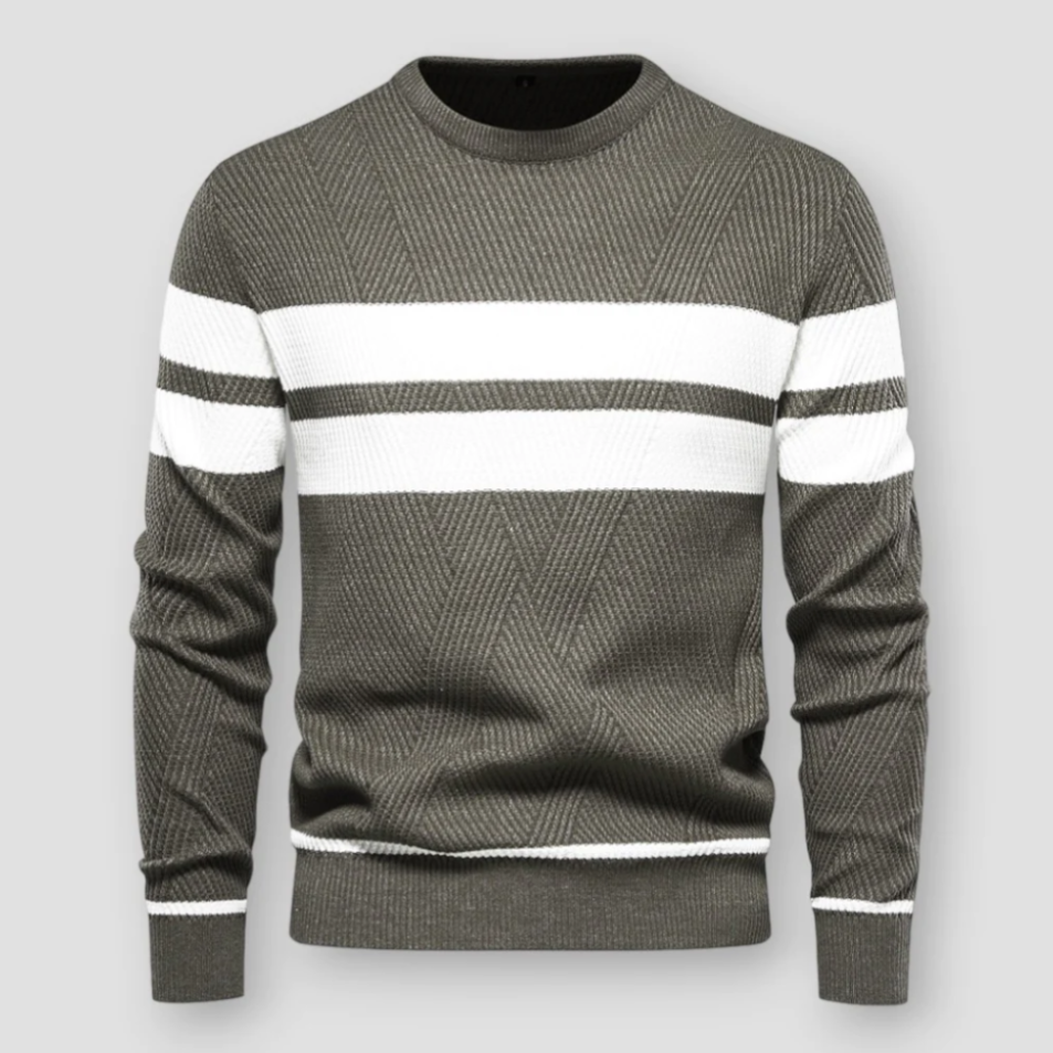 Teo | Pull rayé chic pour hommes