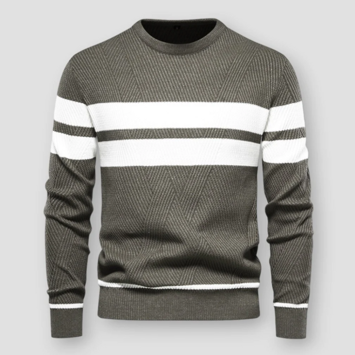 Teo | Pull rayé chic pour hommes
