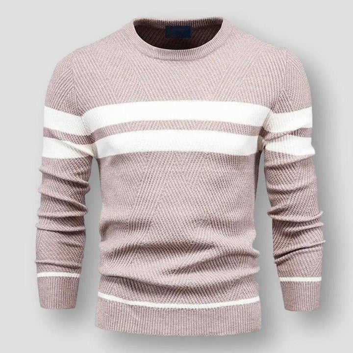 Teo | Pull rayé chic pour hommes