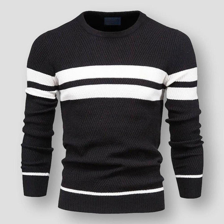Teo | Pull rayé chic pour hommes