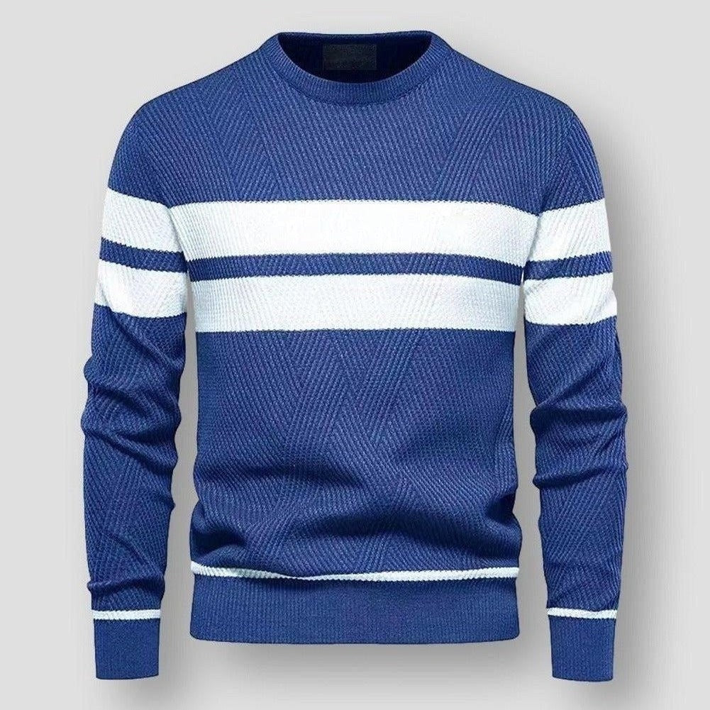 Teo | Pull rayé chic pour hommes