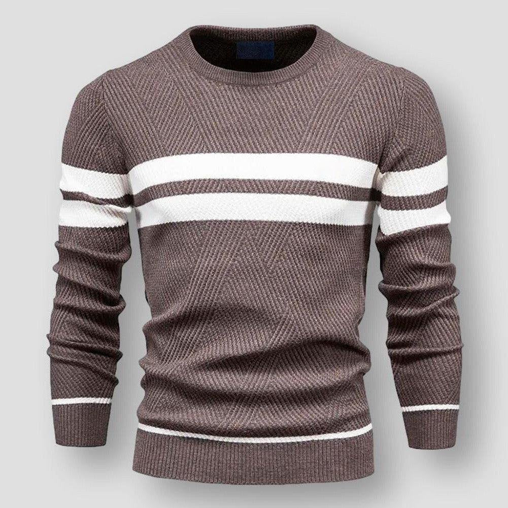 Teo | Pull rayé chic pour hommes