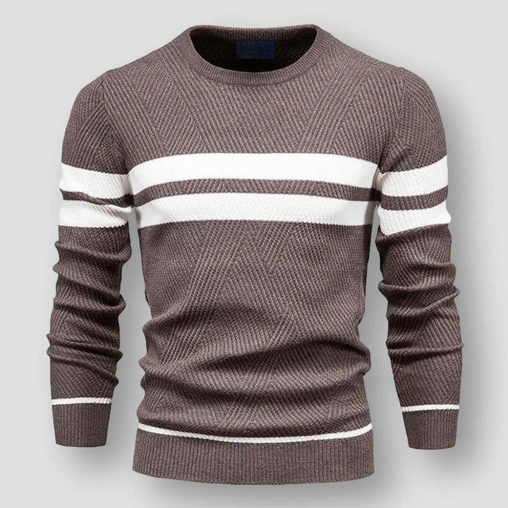 Teo | Pull rayé chic pour hommes
