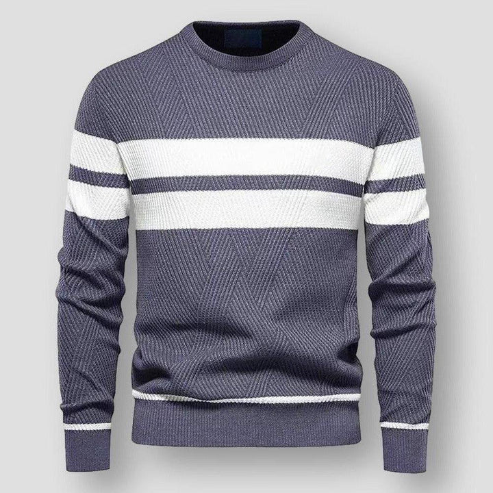 Teo | Pull rayé chic pour hommes