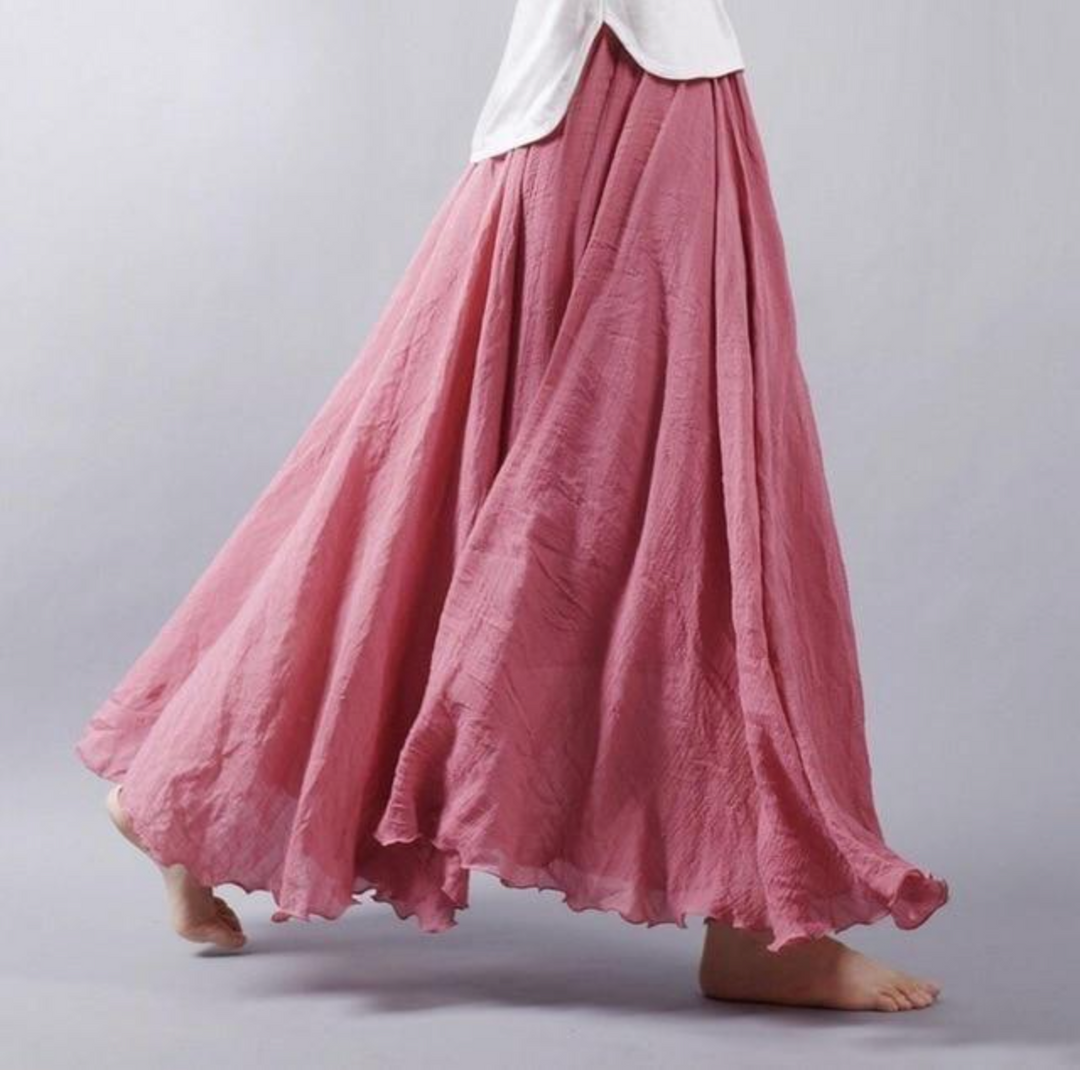 Femme Plissée Maxi Jupe – Vera