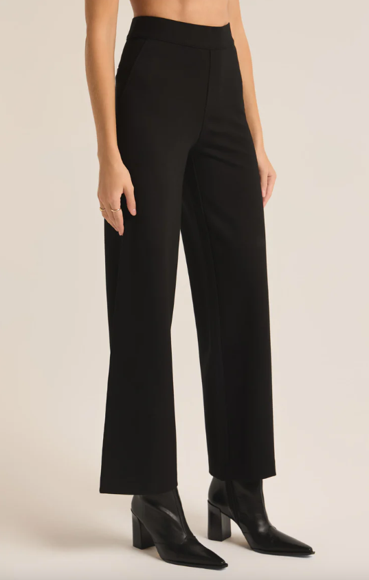 Yvette | Pantalon structuré en tissu ponte pour femme